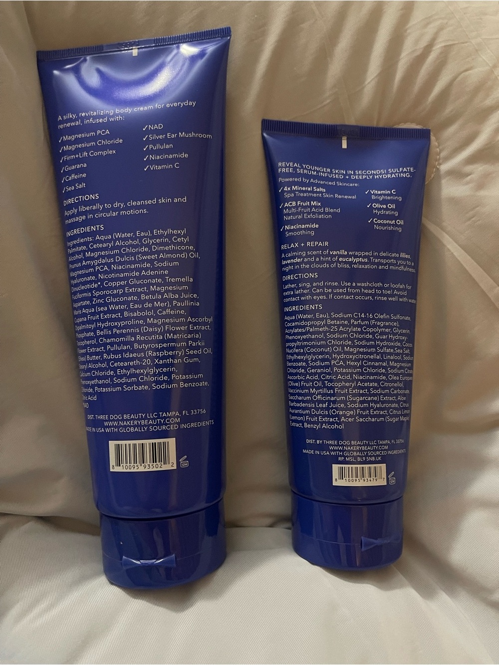 SkinRecovery Magnesium Body Cream - and body wash. Blue - Picture 2 of 2